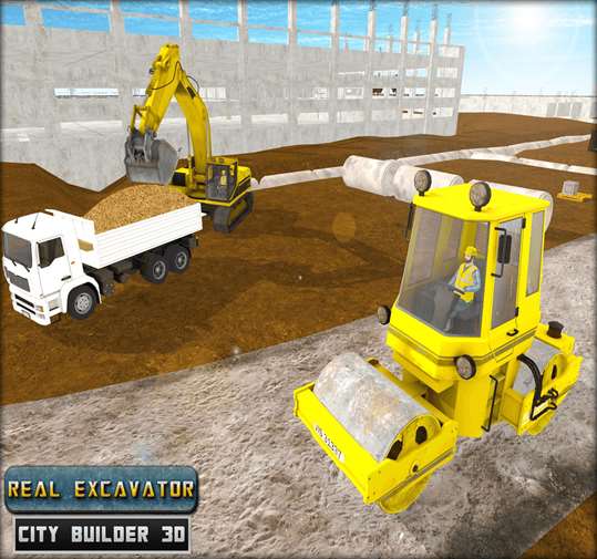 Real Excavator City Builder 3D screenshot 3