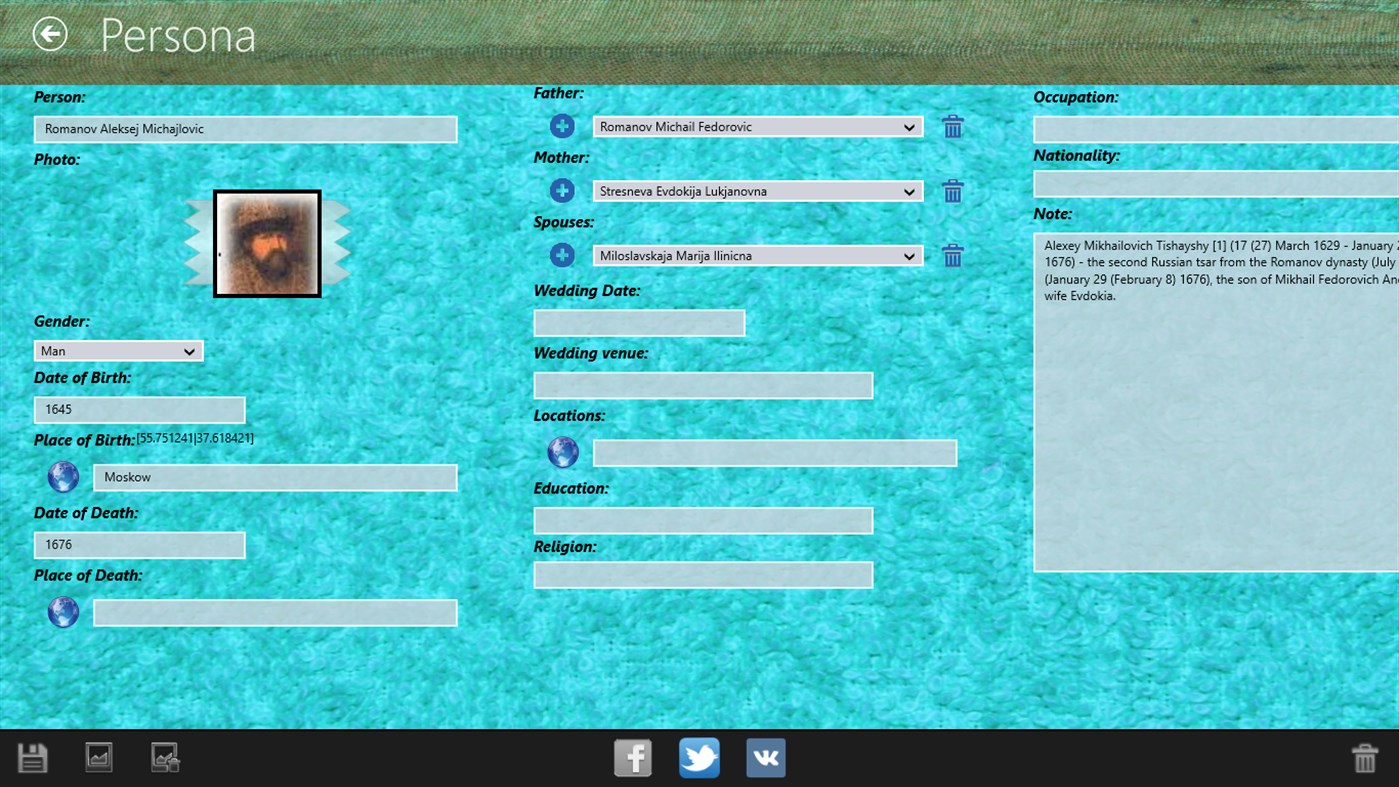 #4. The Family Tree of Family (Windows) By: familytree.ru