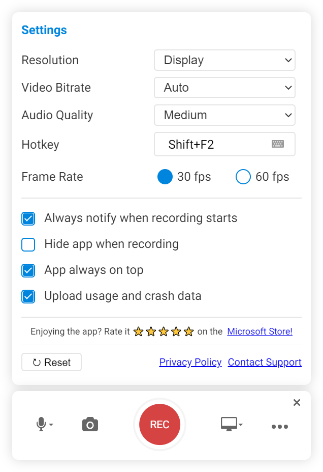 Desktop Recorder Pc Screen Recorder 1080p For Windows 10 Pc Free Download Topuwp