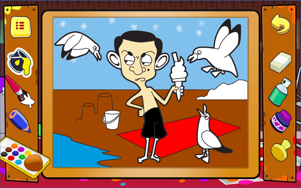 Mr Bean Splash Art - Html5 Game