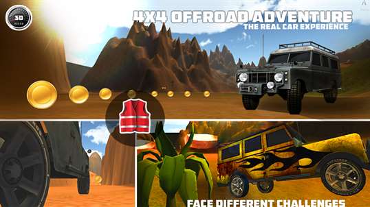 4x4 Offroad Adventure 3D - Mountain Safari Driving screenshot 2