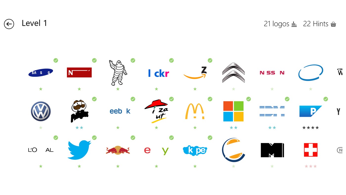 #2. Logo Quiz Game (Windows) 来自: bubble quiz games