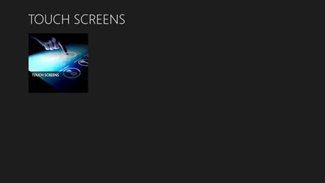 TOUCH SCREENS Screenshots 1