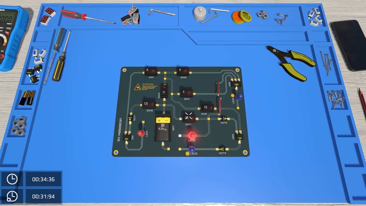 Electronics Puzzle Lab screenshot 1