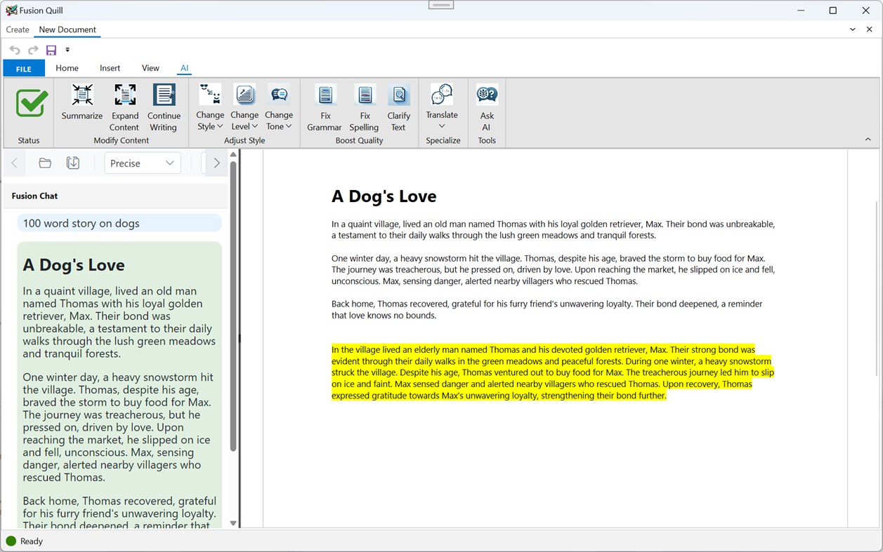 #2. Fusion Quill (Windows) Podle: Mobi Weave, Inc.
