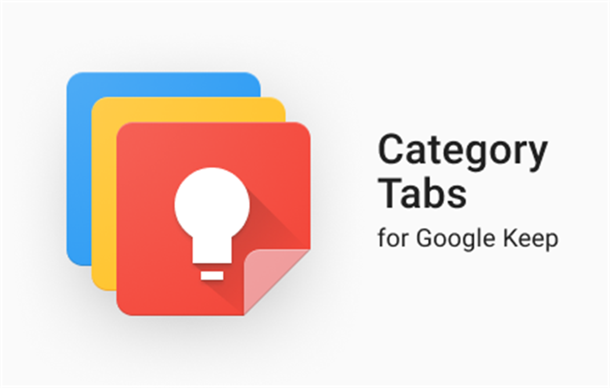 Category Tabs for Google Keep™