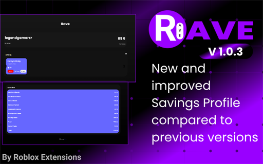 Rave - Robux Savings and Management Tool Stats, Downloads & Safety ...