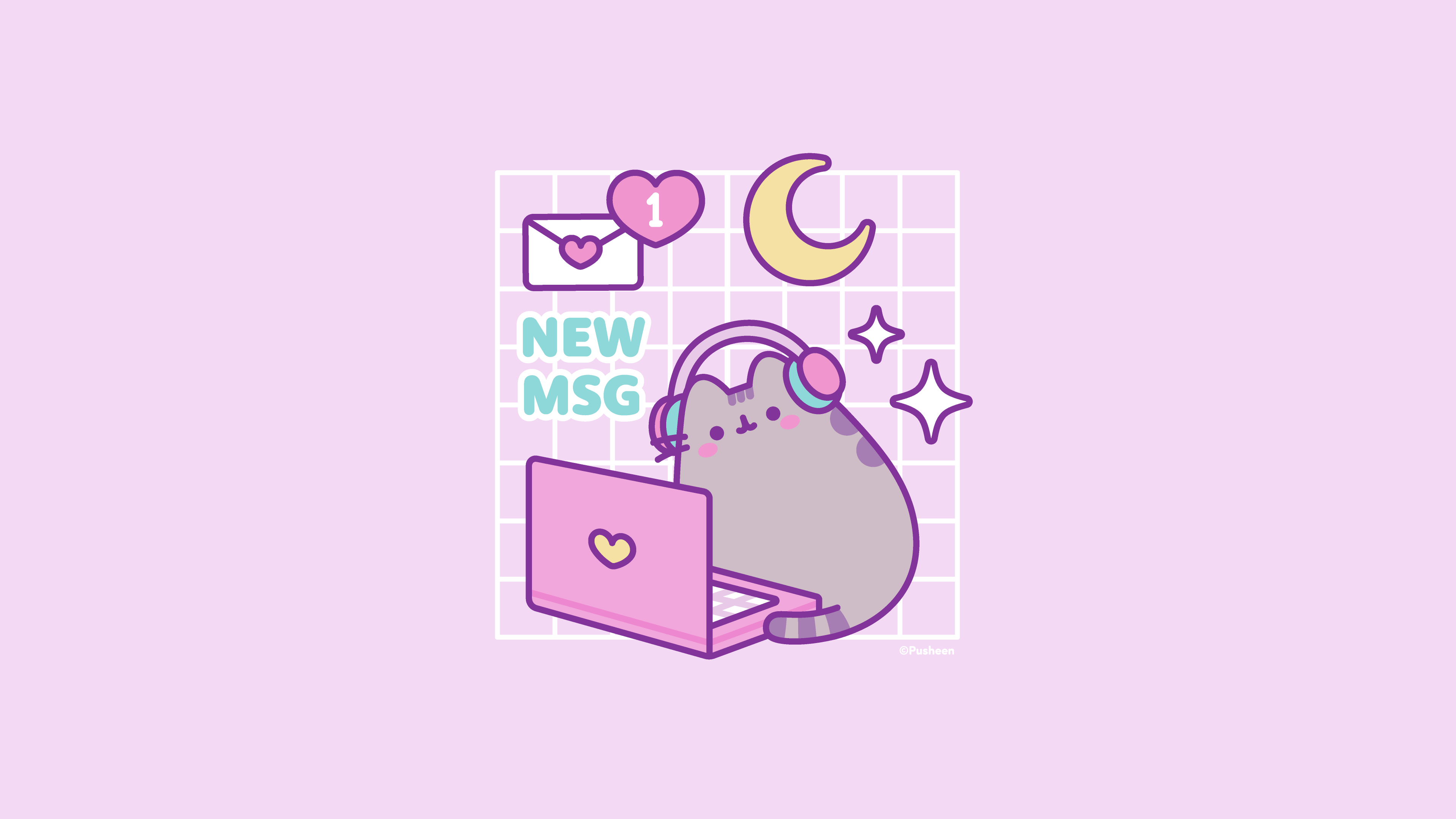 Pusheen Gamer Official Theme screenshot