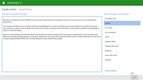 Memorize it! Screenshots 1