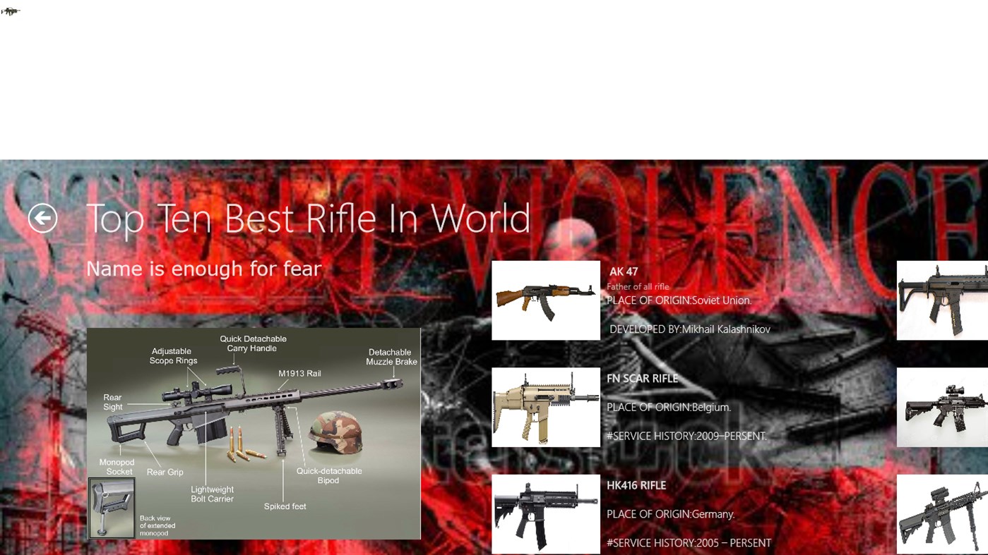 #3. Top Ten Rifles (Windows) 由: Prakash singh