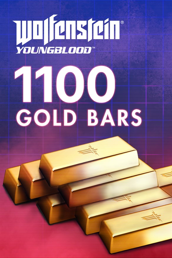 Wolfenstein: Youngblood - 1100 Gold Bars (PC) Xbox Series X|S and Xbox One cover art