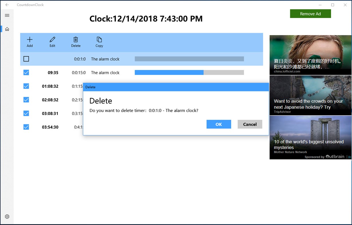 #4. CountdownClock (Windows) Bởi: GreatShip