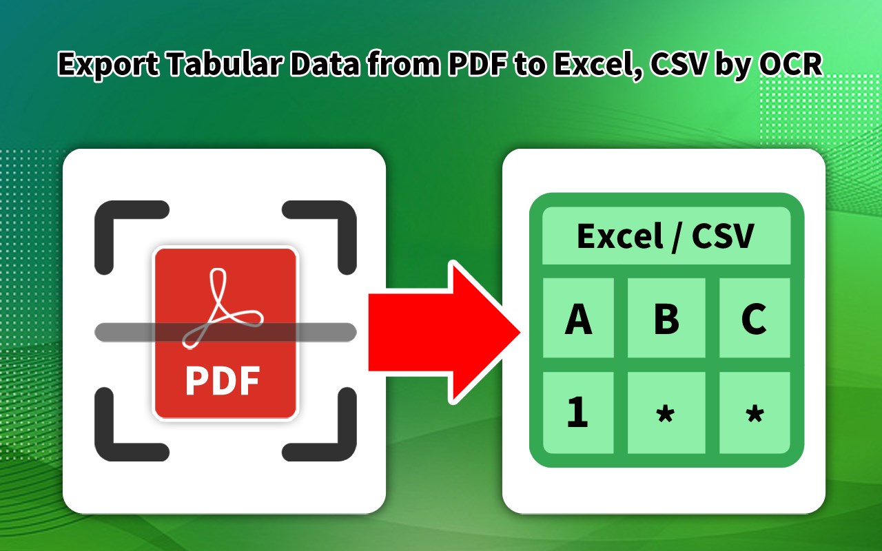 Table OCR - Image & PDF to Excel