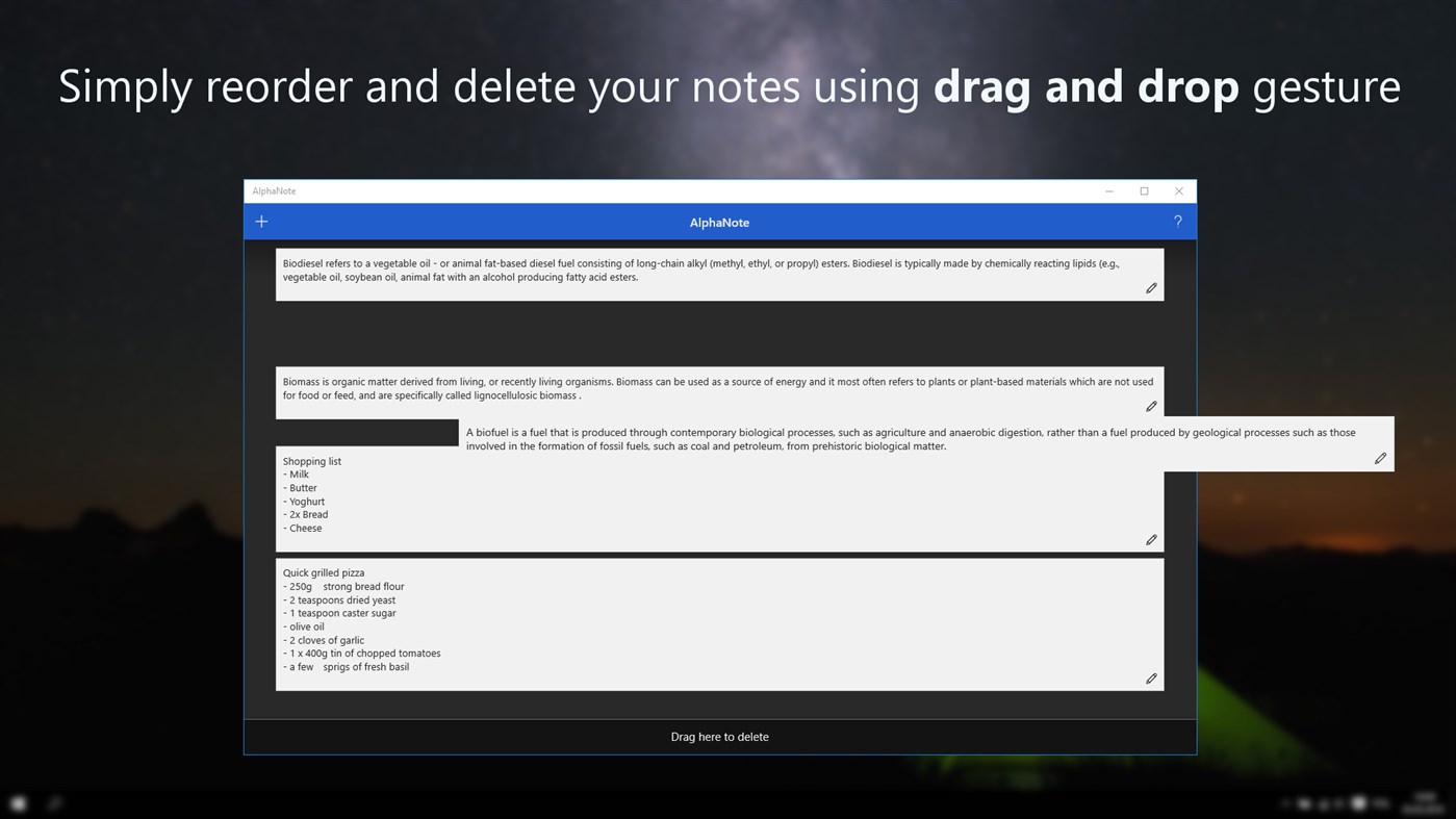 #3. AlphaNote (Windows) Podle: Tival
