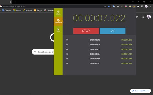 Alarm & Timer & Stopwatch for Microsoft Edge