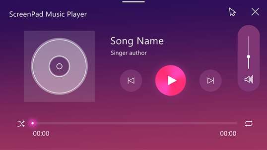 ScreenPad Music Player screenshot 2