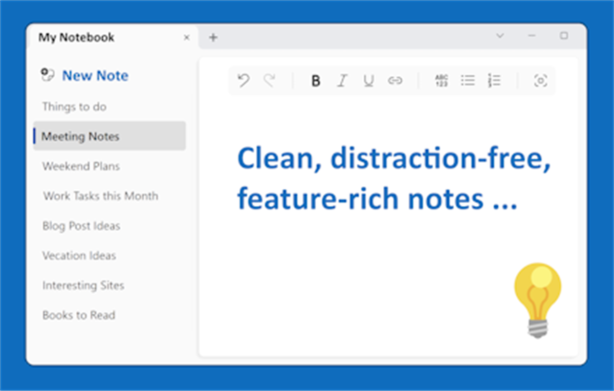 Notebook: Quick and Simple Notes