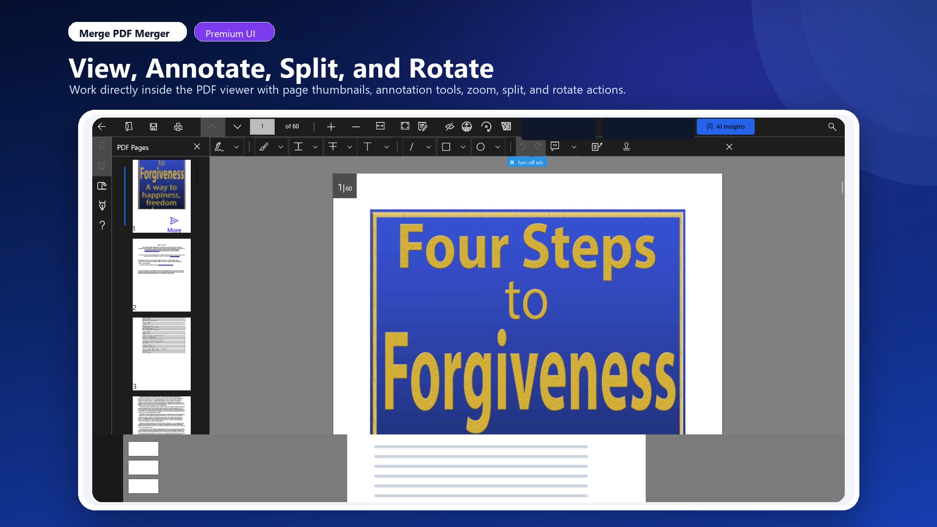Merge PDF: Combine PDF files screenshot
