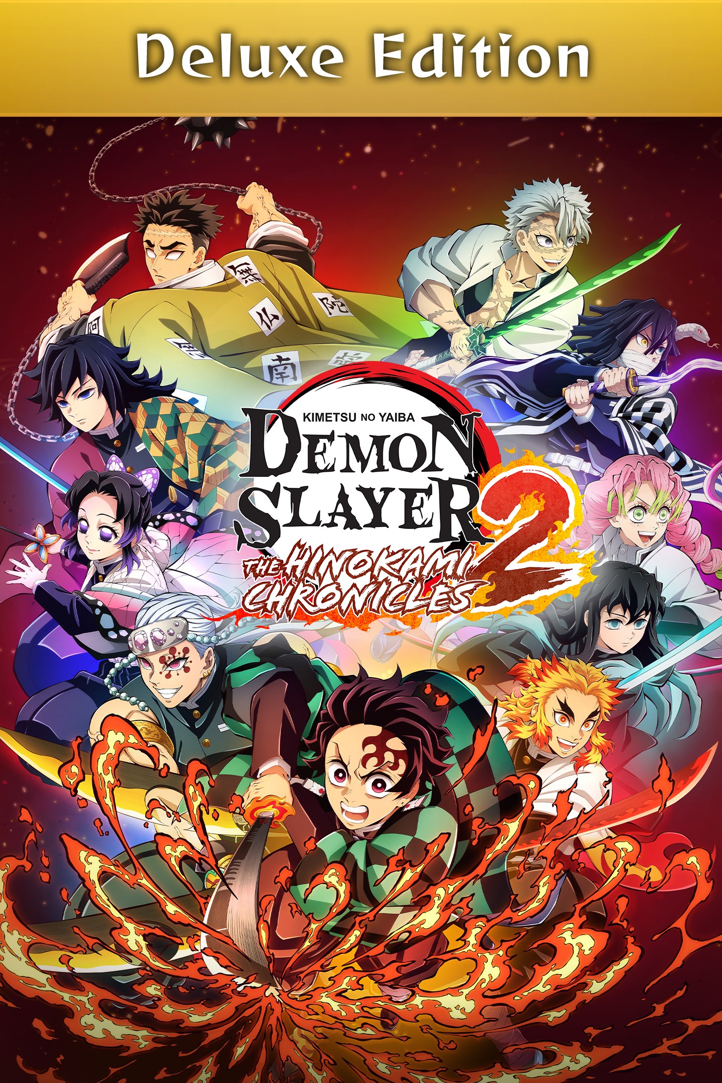 Box shot of Demon Slayer -Kimetsu no Yaiba- The Hinokami Chronicles 2 Deluxe Edition