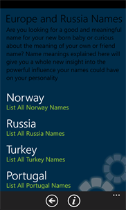 Europe and Russia Names screenshot 3