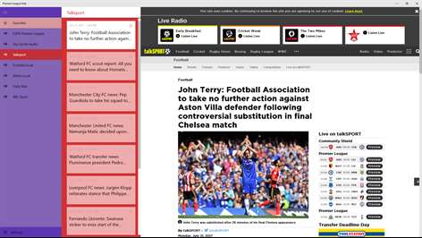 Premier League Hub Screenshots 1
