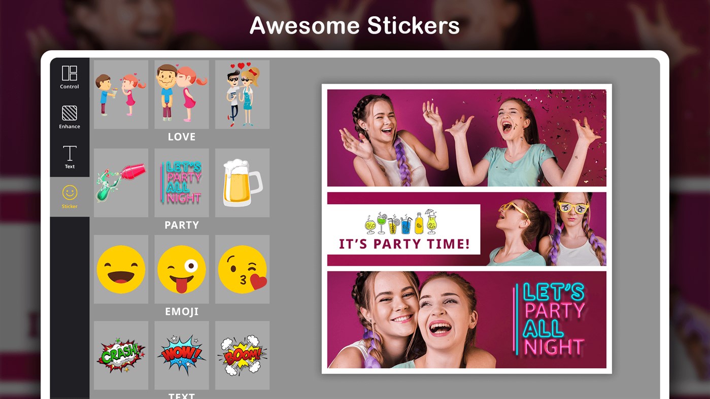 #5. Z Mobile : Photo Collage Maker (Windows) Podle: Z Mobile Apps