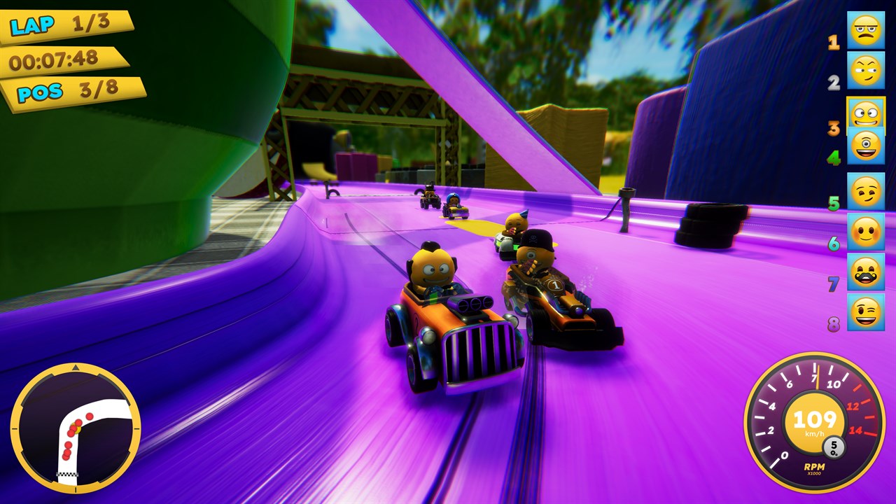 emoji Kart Racer screenshot 2