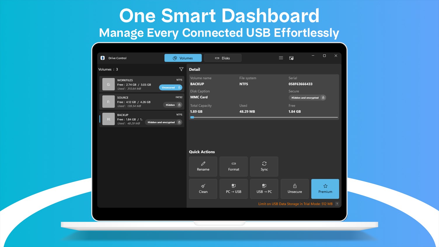 USB Flash Utility: Batch & Secure screenshot