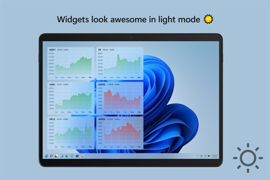 Stock Desktop Widget screenshot 2