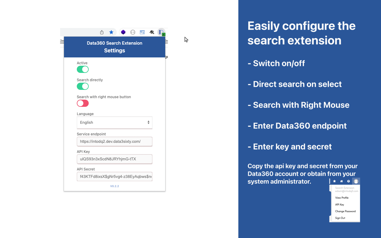 Data360 Search Extension