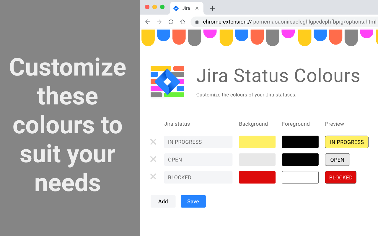 Jira Status Colours