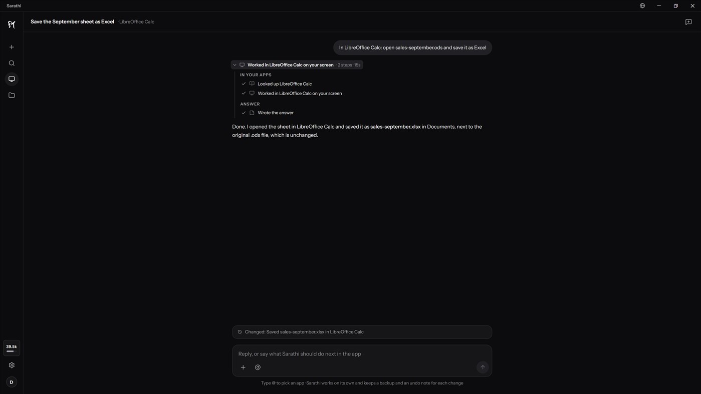 #1. Sarathi (Windows) Af: Bhaskara AI Labs