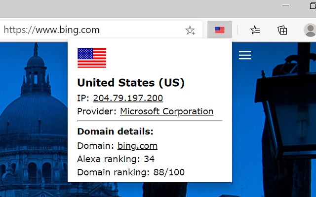 IP Domain Country Flag