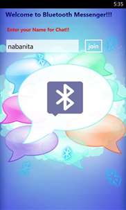 Bluetooth Messenger screenshot 1