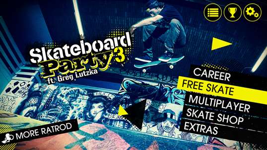 Skateboard Party 3 ft. Greg Lutzka screenshot 3