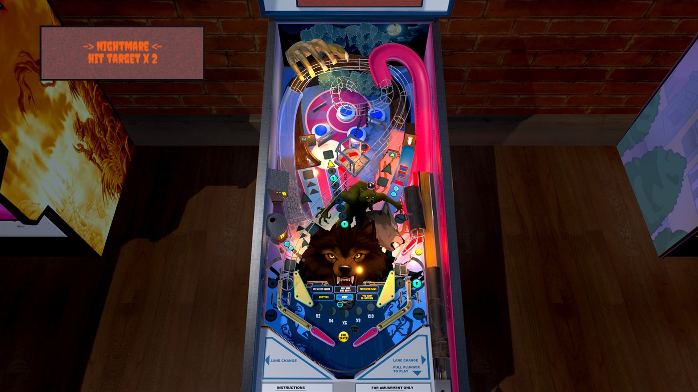 #7. Werewolf Pinball (Windows) By: Super PowerUP Games