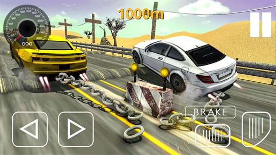 Chained Cars 3D: Impossible Tracks Stunt Drive against Ramp PRO screenshot 1