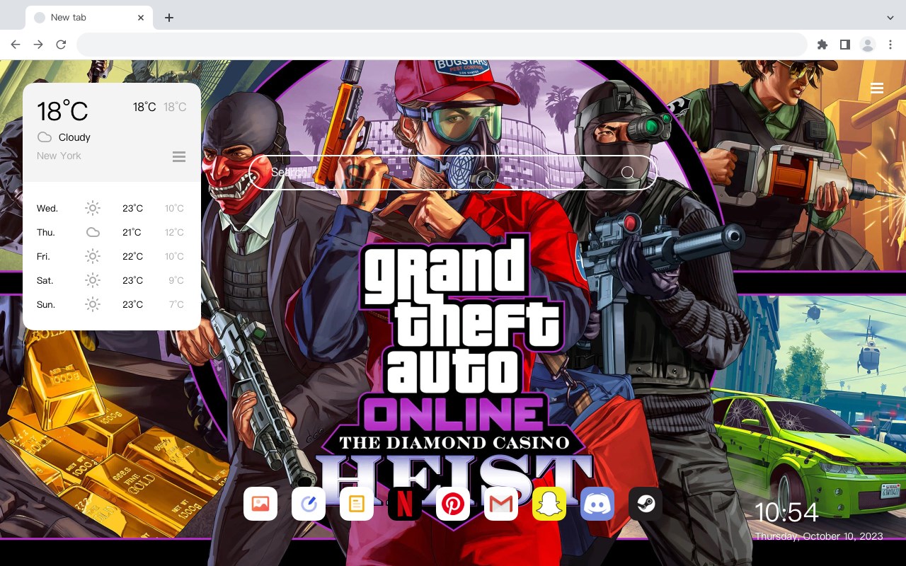 GTA 5 Online Theme 4K Wallpaper HomePage