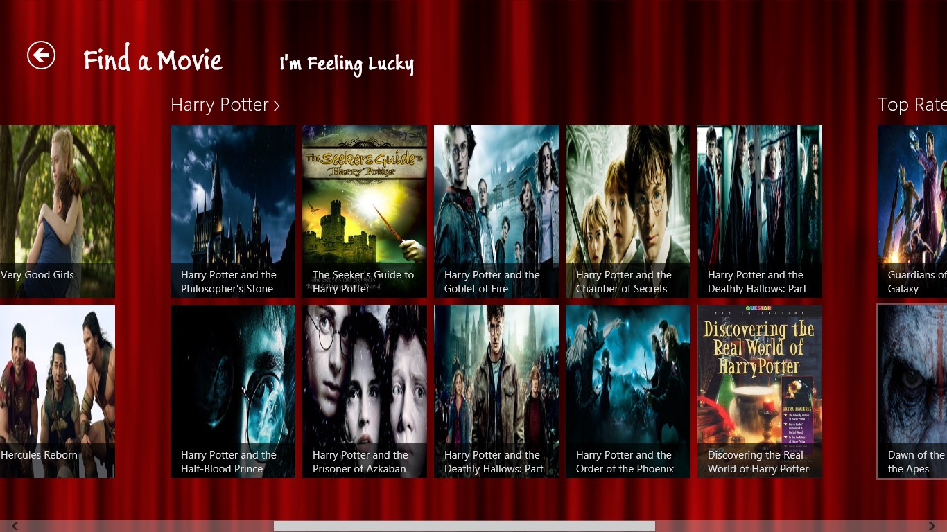Find a Movie for Windows 10