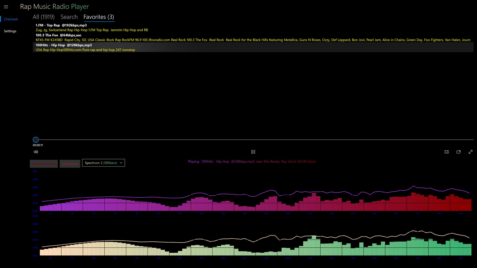 Rap Music Radio Player screenshot