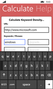 Keyword Density Lite screenshot 7