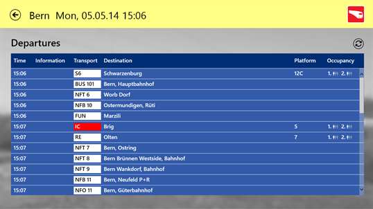 Swiss Transport Timetable screenshot 9