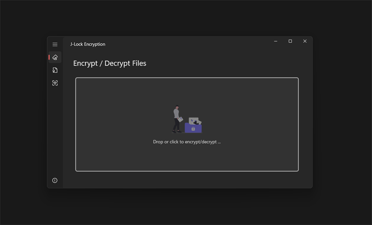 #1. J-Lock Encryption (Windows) 作者: Devcoons