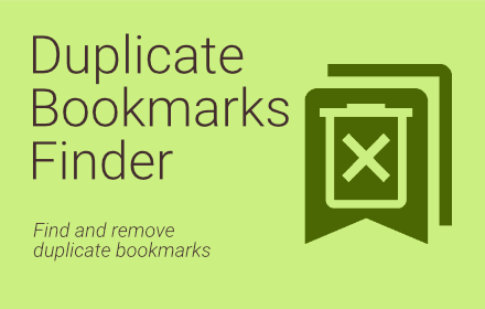 Duplicate Bookmarks Finder small promo image