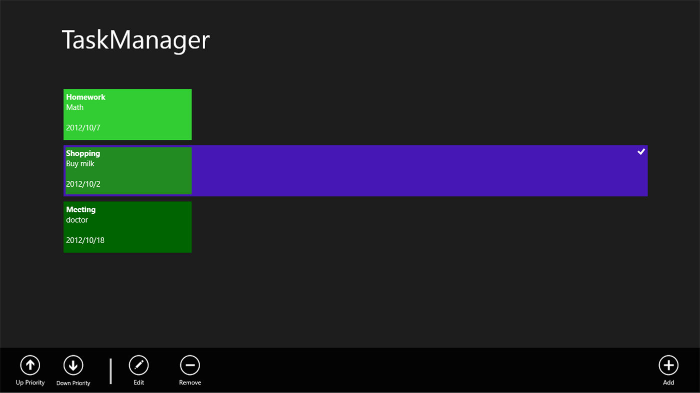#1. TaskManager (Windows) 由: Msialk