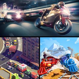 Aperçu Moto Rush GT + Urban Flow + Train Traffic Manager