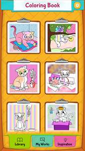 Cat Coloring Pages screenshot 1