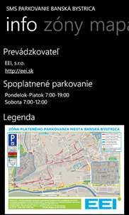 SMS Parkovanie screenshot 2
