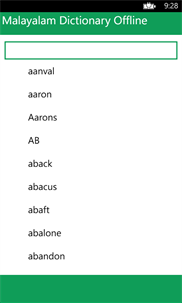 Malayalam Dictionary Offline screenshot 1