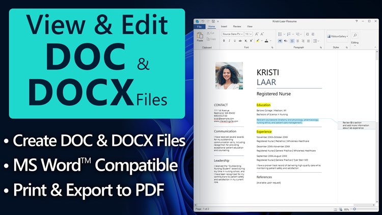 DOCX Editor Express - PC - (Windows)